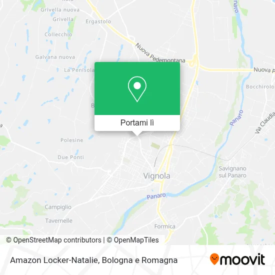 Mappa Amazon Locker-Natalie