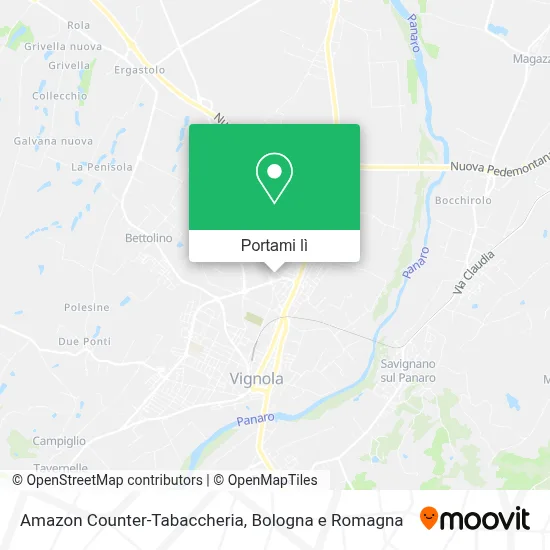 Mappa Amazon Counter-Tabaccheria