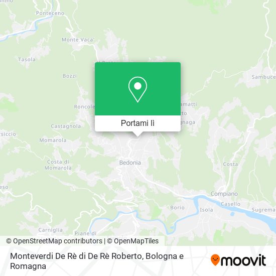 Mappa Monteverdi De Rè di De Rè Roberto