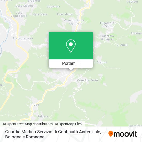Mappa Guardia Medica-Servizio di Continuità Aistenziale
