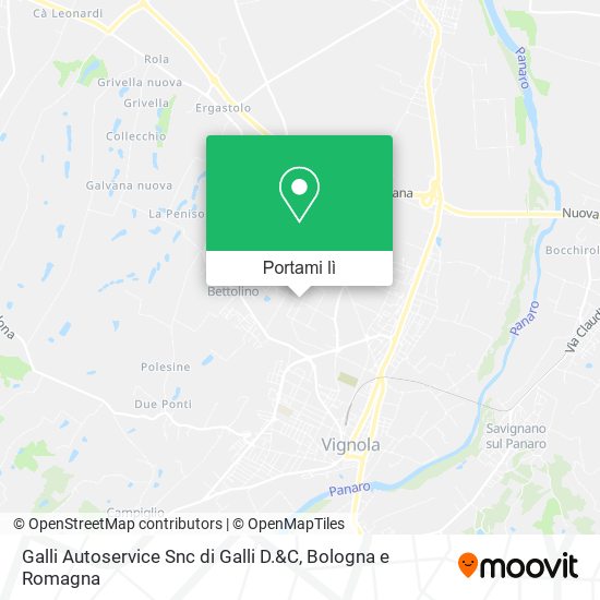 Mappa Galli Autoservice Snc di Galli D.&C