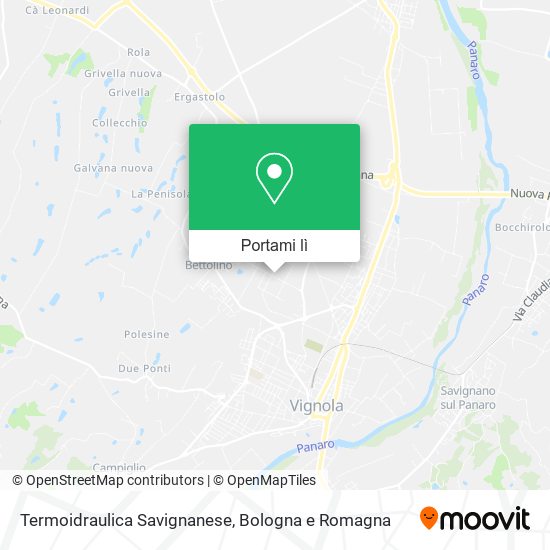 Mappa Termoidraulica Savignanese
