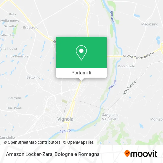 Mappa Amazon Locker-Zara