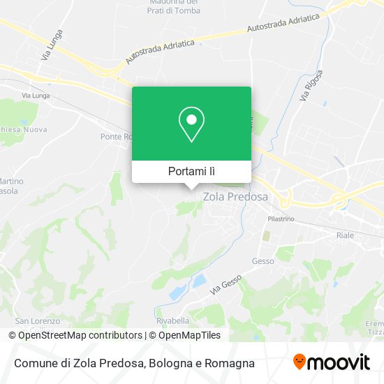 Mappa Comune di Zola Predosa