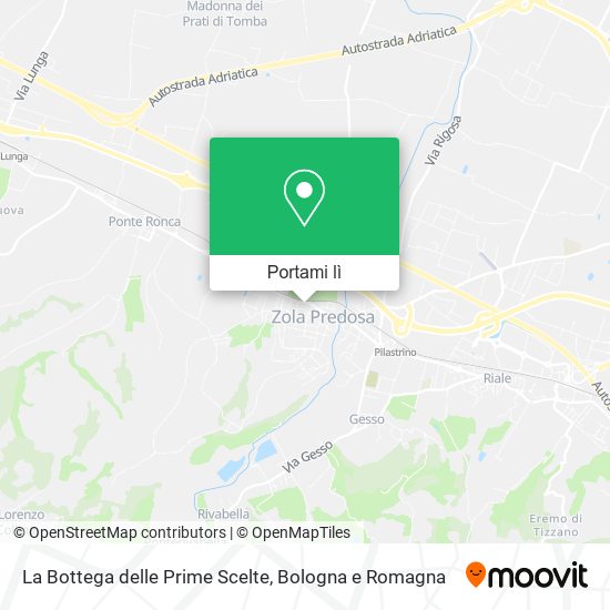 Mappa La Bottega delle Prime Scelte