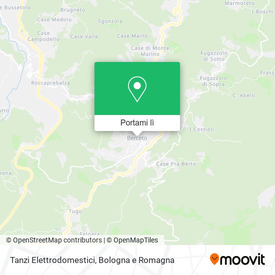 Mappa Tanzi Elettrodomestici