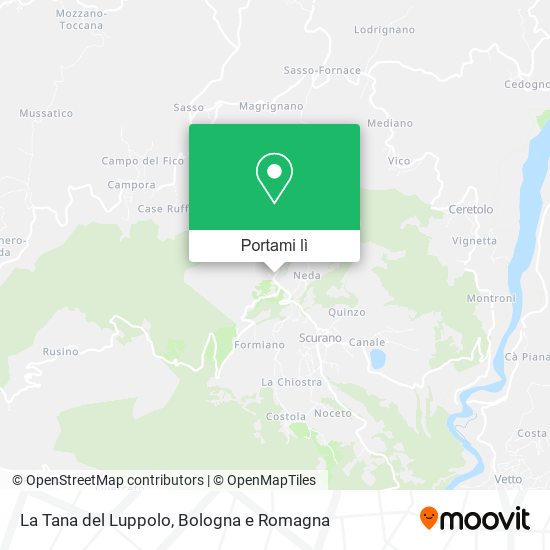 Mappa La Tana del Luppolo