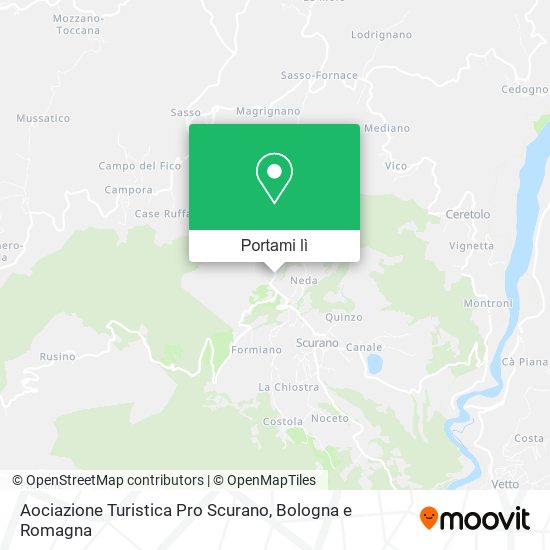 Mappa Aociazione Turistica Pro Scurano