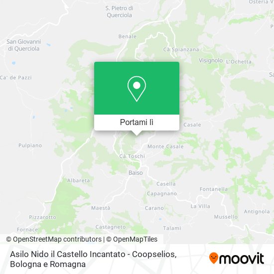 Mappa Asilo Nido il Castello Incantato - Coopselios