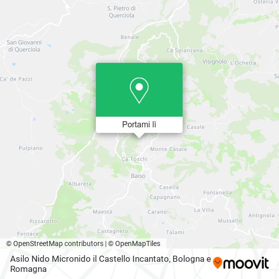 Mappa Asilo Nido Micronido il Castello Incantato