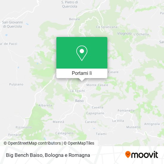 Mappa Big Bench Baiso