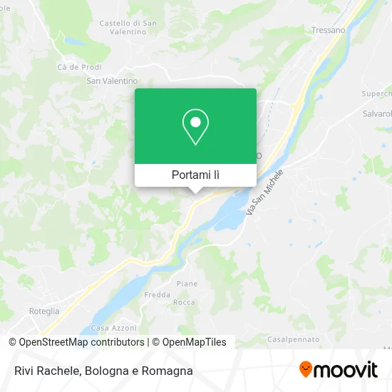 Mappa Rivi Rachele
