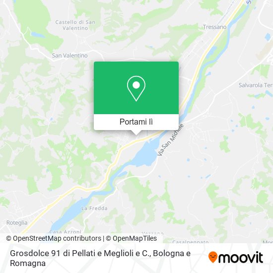 Mappa Grosdolce 91 di Pellati e Meglioli e C.