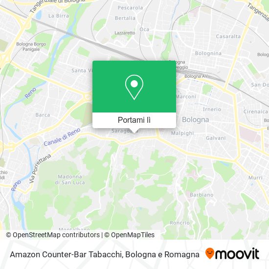 Mappa Amazon Counter-Bar Tabacchi