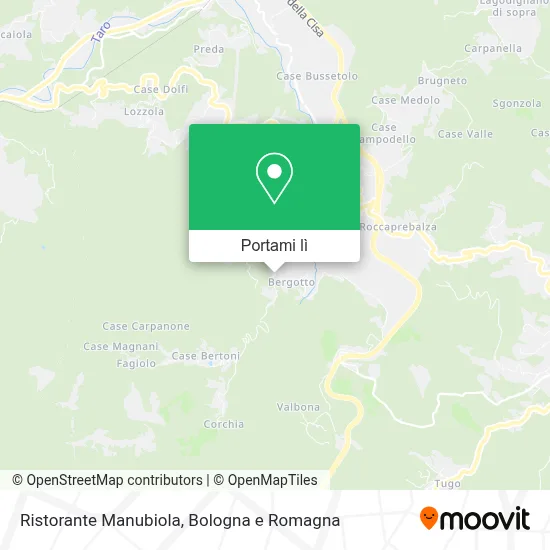 Mappa Ristorante Manubiola