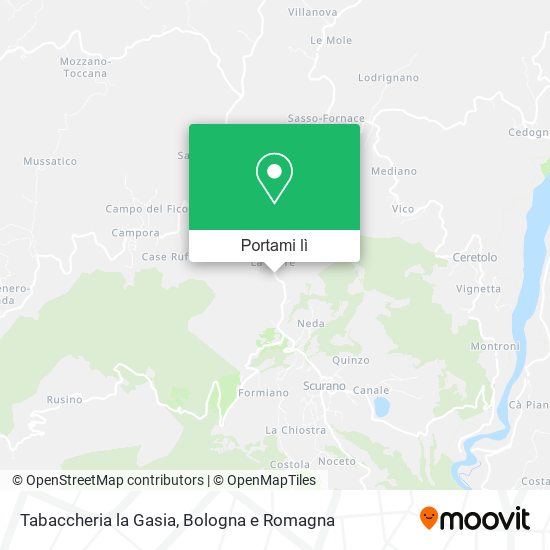 Mappa Tabaccheria la Gasia