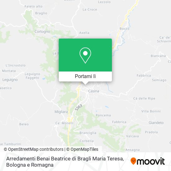 Mappa Arredamenti Benai Beatrice di Bragli Maria Teresa