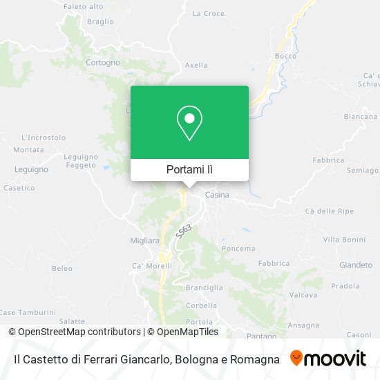 Mappa Il Castetto di Ferrari Giancarlo