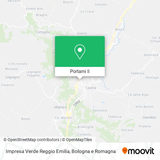 Mappa Impresa Verde Reggio Emilia