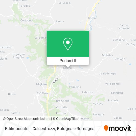 Mappa Edilmoscatelli Calcestruzzi
