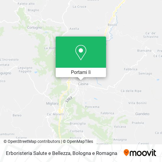 Mappa Erboristeria Salute e Bellezza