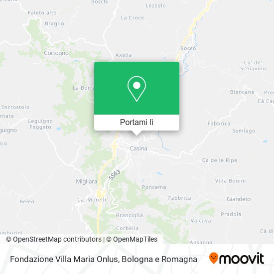 Mappa Fondazione Villa Maria Onlus