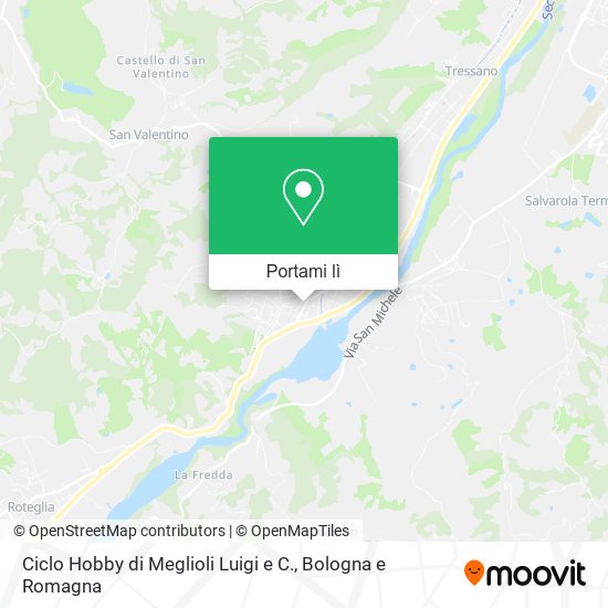 Mappa Ciclo Hobby di Meglioli Luigi e C.
