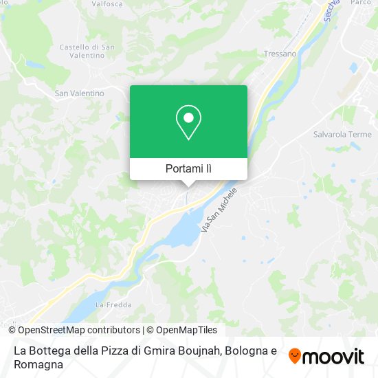 Mappa La Bottega della Pizza di Gmira Boujnah