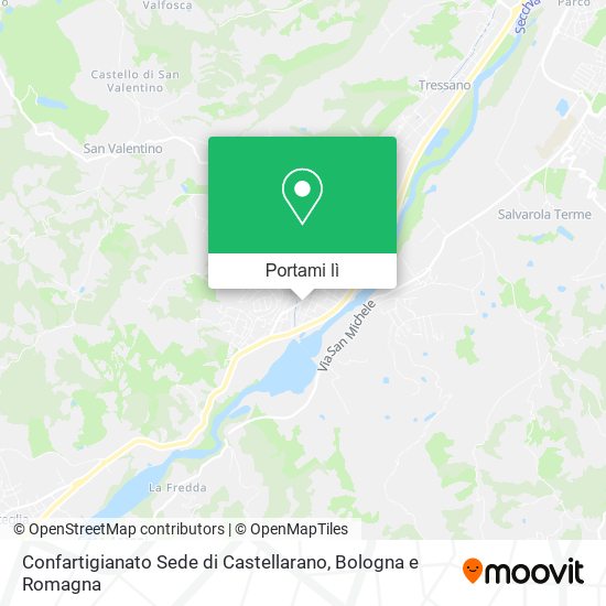 Mappa Confartigianato Sede di Castellarano
