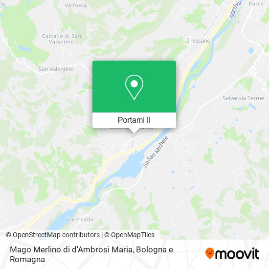 Mappa Mago Merlino di d'Ambrosi Maria