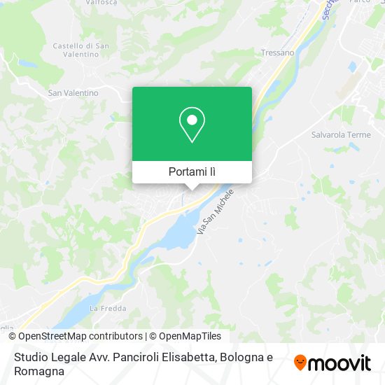 Mappa Studio Legale Avv. Panciroli Elisabetta