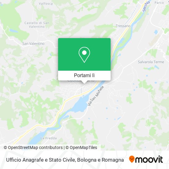 Mappa Ufficio Anagrafe e Stato Civile