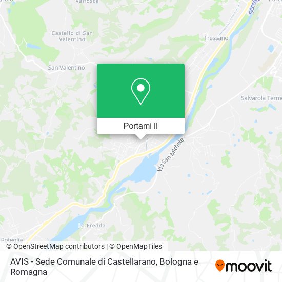 Mappa AVIS - Sede Comunale di Castellarano