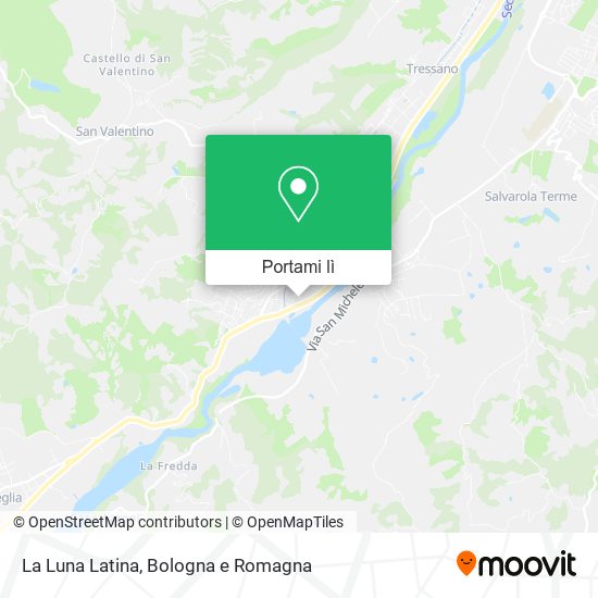 Mappa La Luna Latina