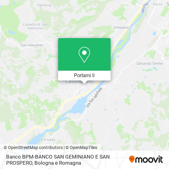 Mappa Banco BPM-BANCO SAN GEMINIANO E SAN PROSPERO