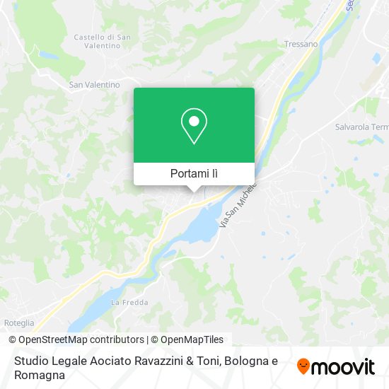 Mappa Studio Legale Aociato Ravazzini & Toni