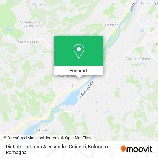 Mappa Dietista Dott.ssa Alessandra Guidetti
