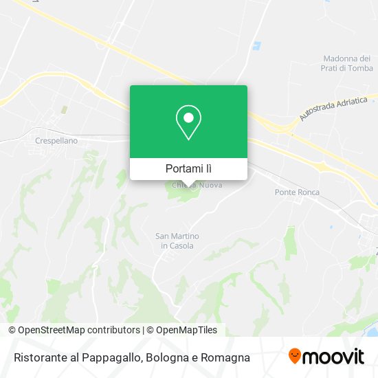 Mappa Ristorante al Pappagallo