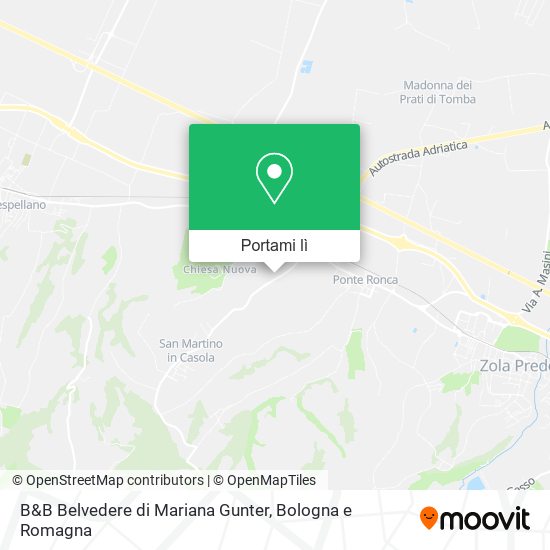 Mappa B&B Belvedere di Mariana Gunter