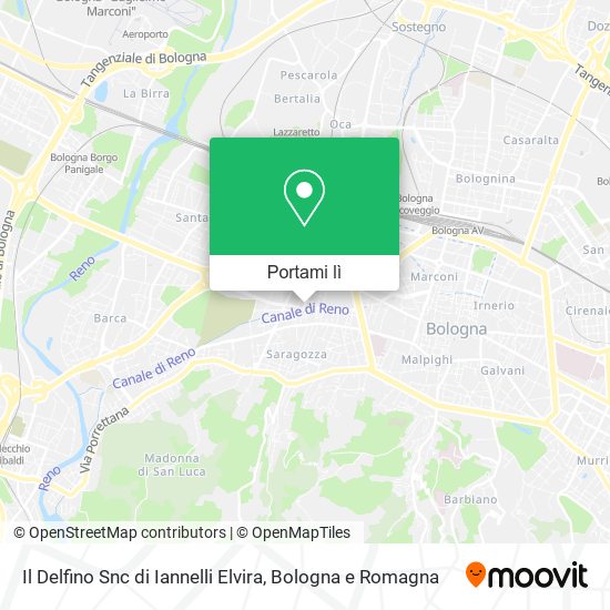 Mappa Il Delfino Snc di Iannelli Elvira