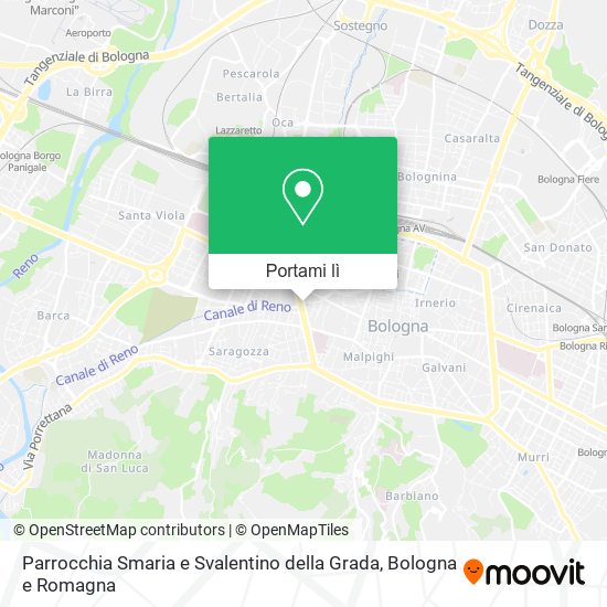 Mappa Parrocchia Smaria e Svalentino della Grada