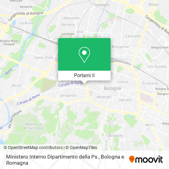 Mappa Ministero Interno Dipartimento della Ps.