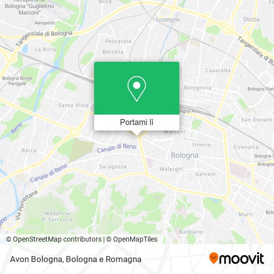Mappa Avon Bologna