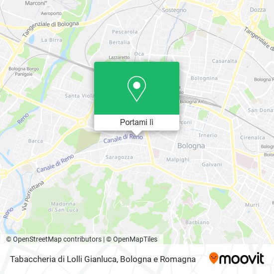 Mappa Tabaccheria di Lolli Gianluca