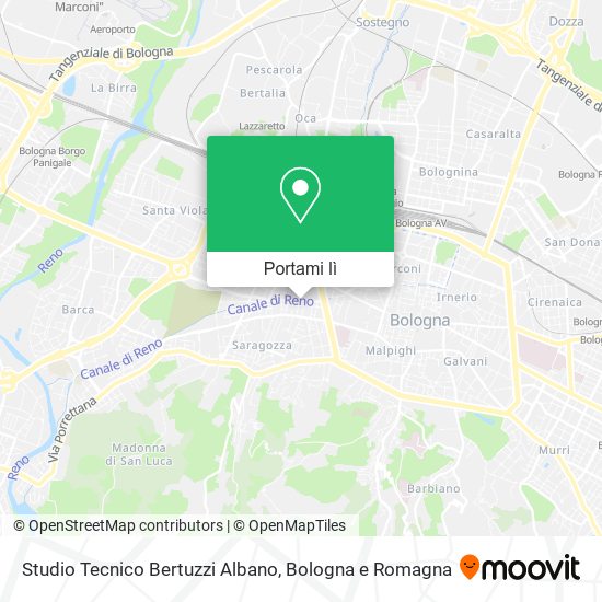 Mappa Studio Tecnico Bertuzzi Albano