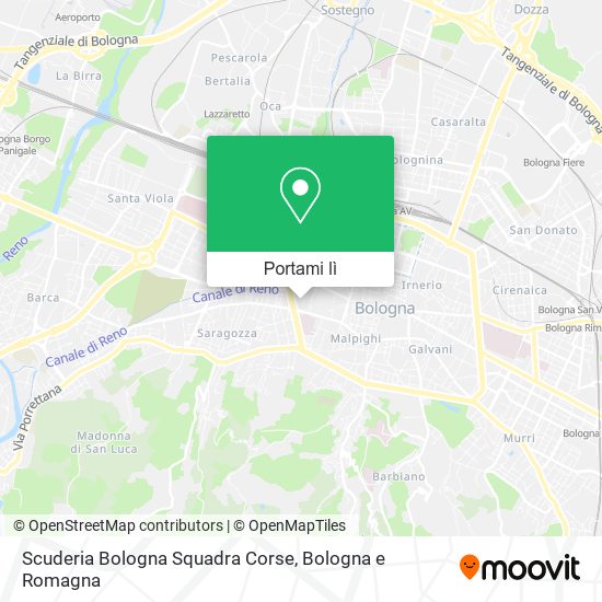 Mappa Scuderia Bologna Squadra Corse