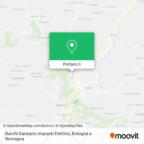 Mappa Barchi Damiano Impianti Elettrici