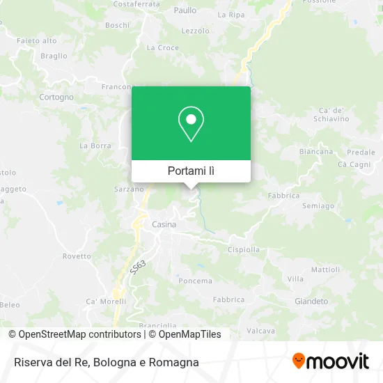 Mappa Riserva del Re