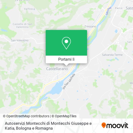 Mappa Autoservizi Montecchi di Montecchi Giuseppe e Katia