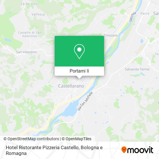 Mappa Hotel Ristorante Pizzeria Castello